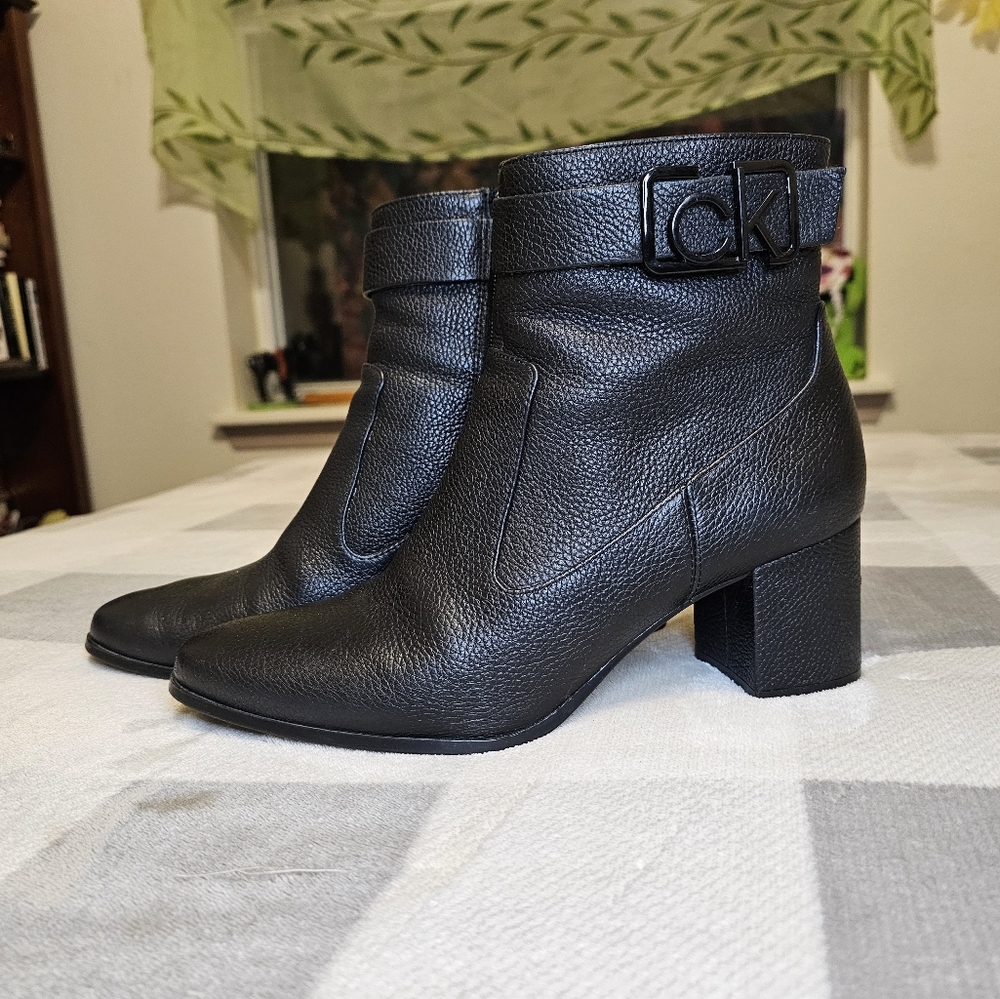 Black Calvin Klein Boots